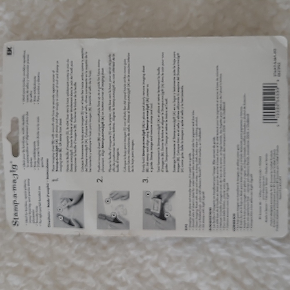 EK Stamp-a-ma-jig Stamp Positioner Card Making Scrapbooking Precise Stamping - Picture 5 of 9